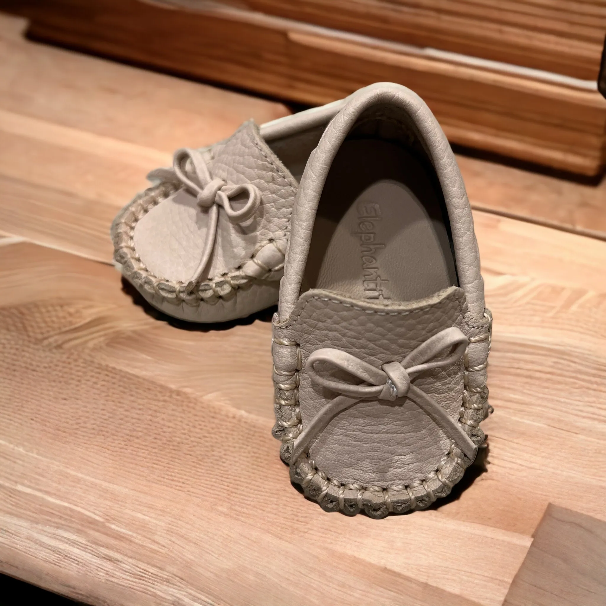 Cream Infant Driver Loafer Loafers With Dress Pants