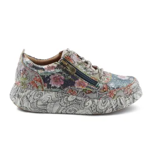 L'Artiste Motion Sneaker (Women) - Grey Multi Suede Xl Casual Shoes