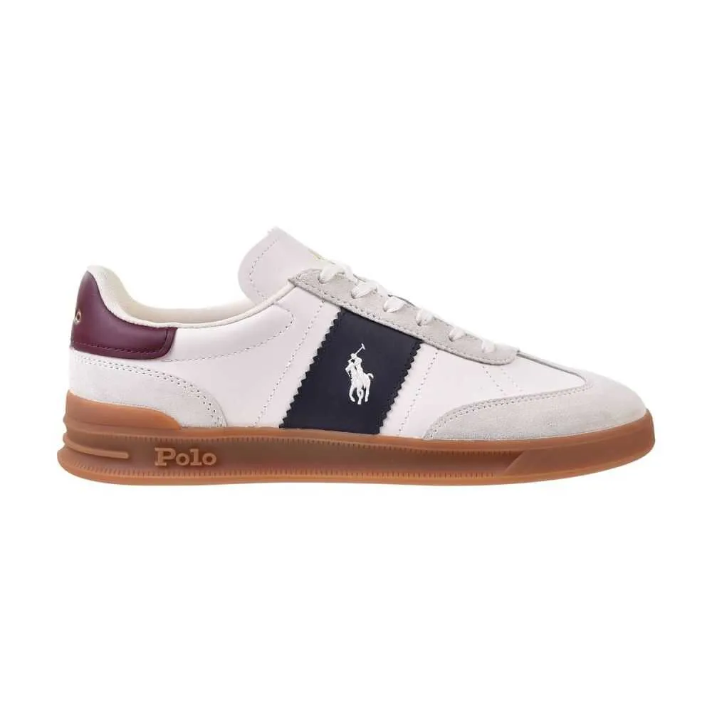 Casual Urban Shoes Polo Ralph Lauren Aera Low-Top Men's Shoes Bianco