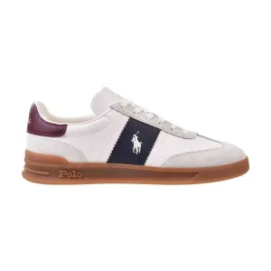 Polo Ralph Lauren Aera Low-Top Men's Shoes Bianco Velophasis Casual Shoes