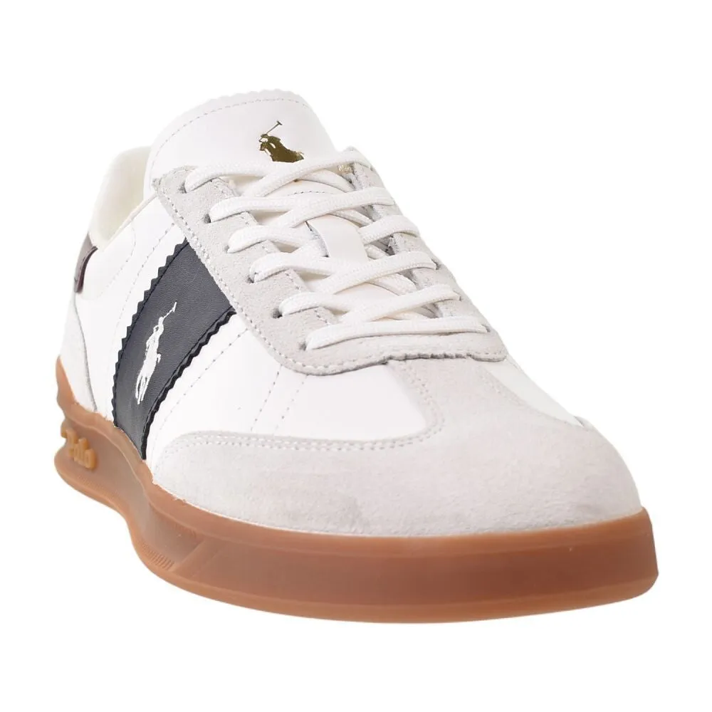 Polo Ralph Lauren Aera Low-Top Men's Shoes Bianco Casual Shoes With Trousers