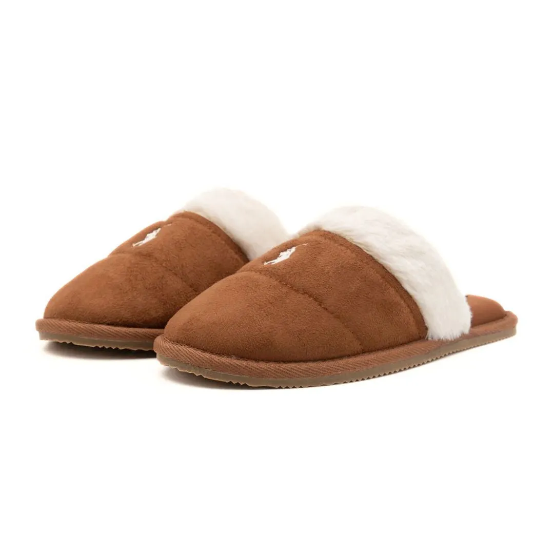 Japanese House Slippers Polo Ralph Lauren Kelcie Slippers Women RF103631-TAN