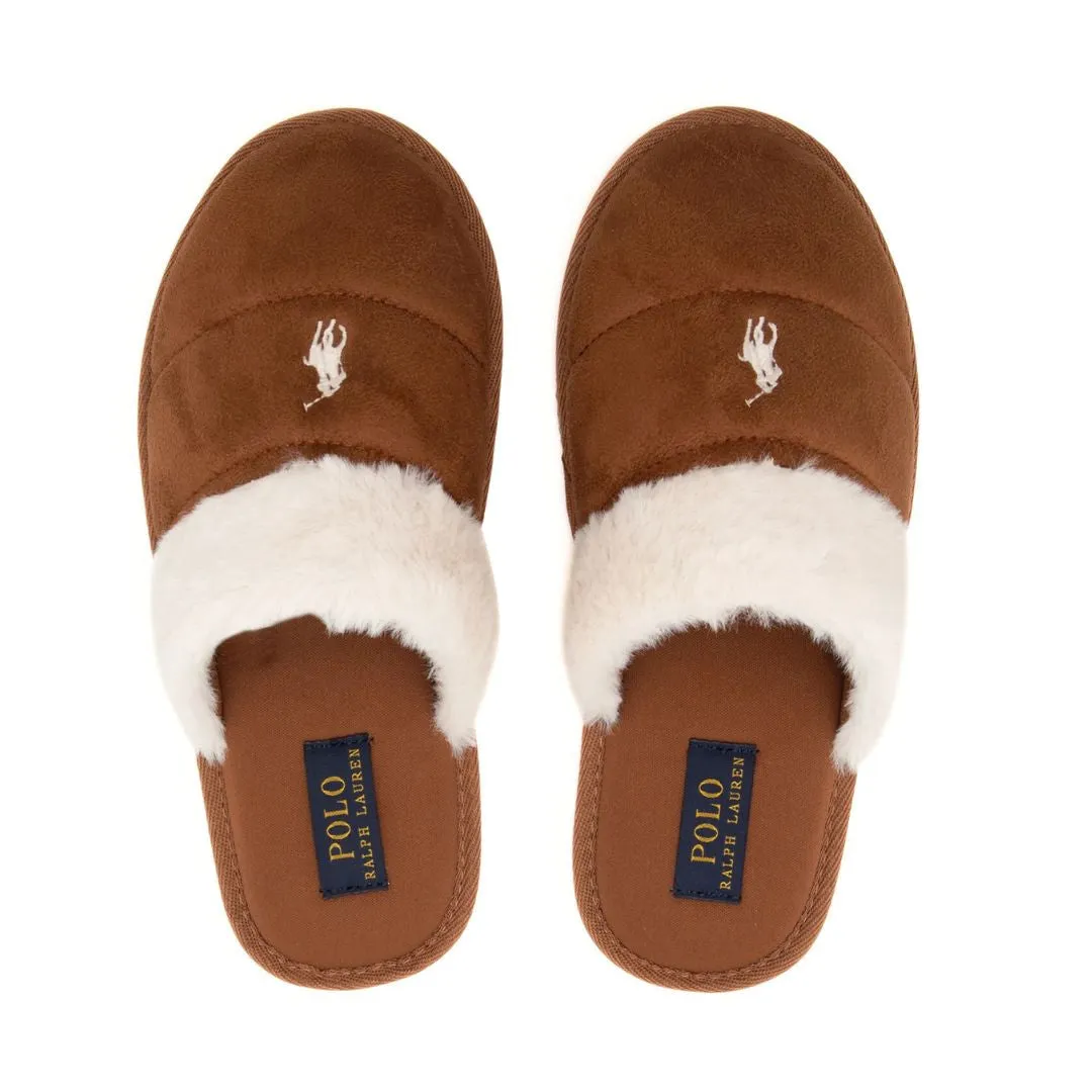 Polo Ralph Lauren Kelcie Slippers Women RF103631-TAN Indian Slippers