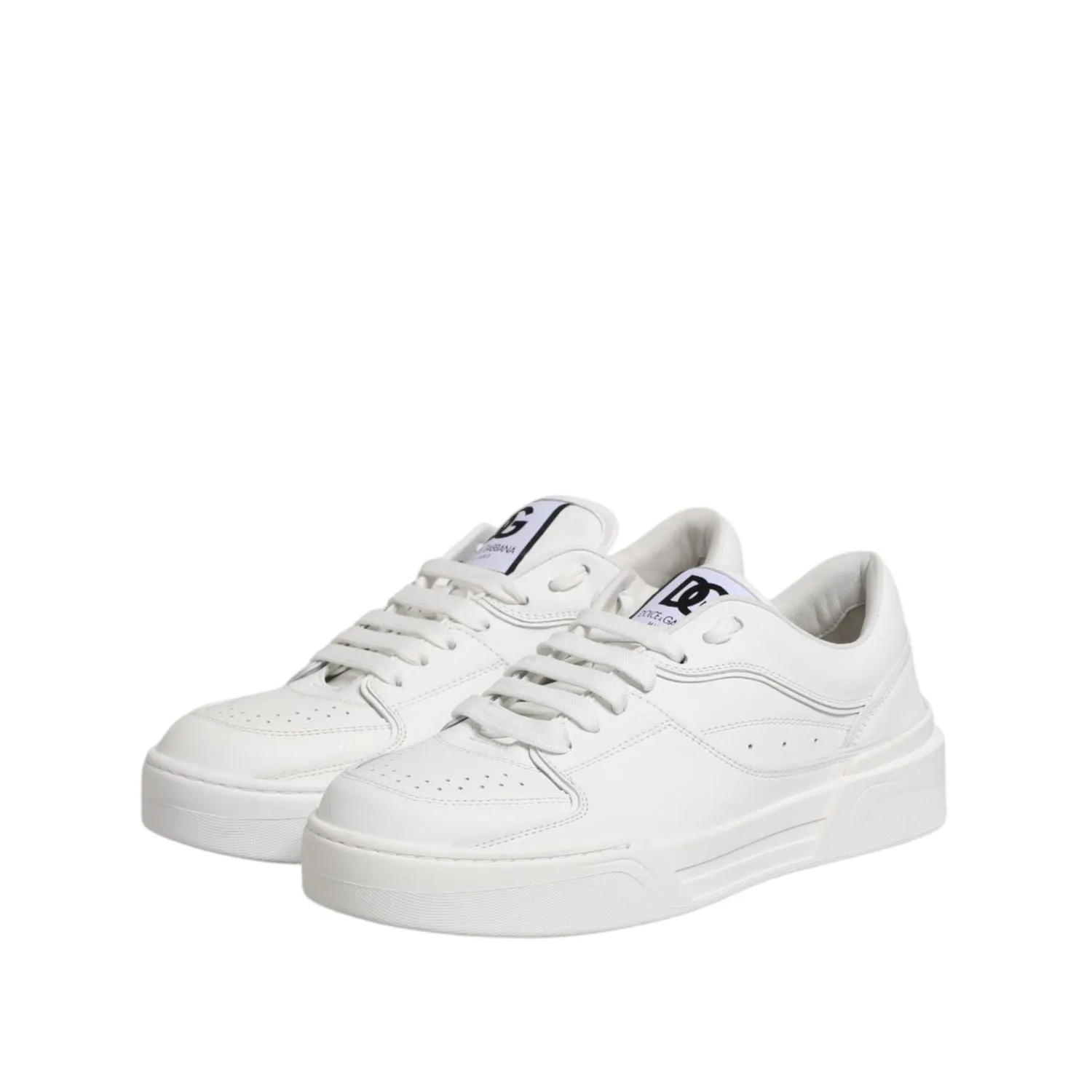 Dolce & Gabbana White Miami Leather Low Top Sneakers Shoes Asos Sneakers