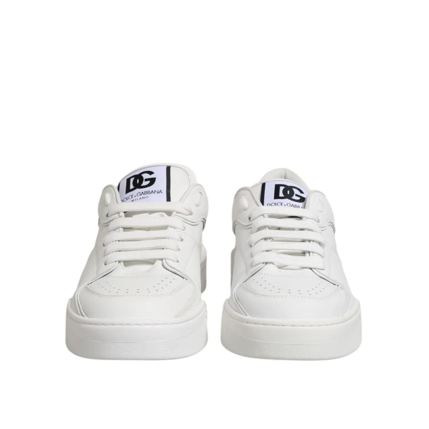 Sneakers Bar And Grill Janesville Dolce & Gabbana White Miami Leather Low Top Sneakers Shoes
