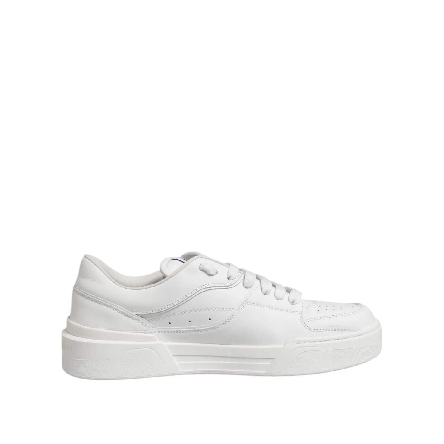 Best Sneakers For Exercising Dolce & Gabbana White Miami Leather Low Top Sneakers Shoes
