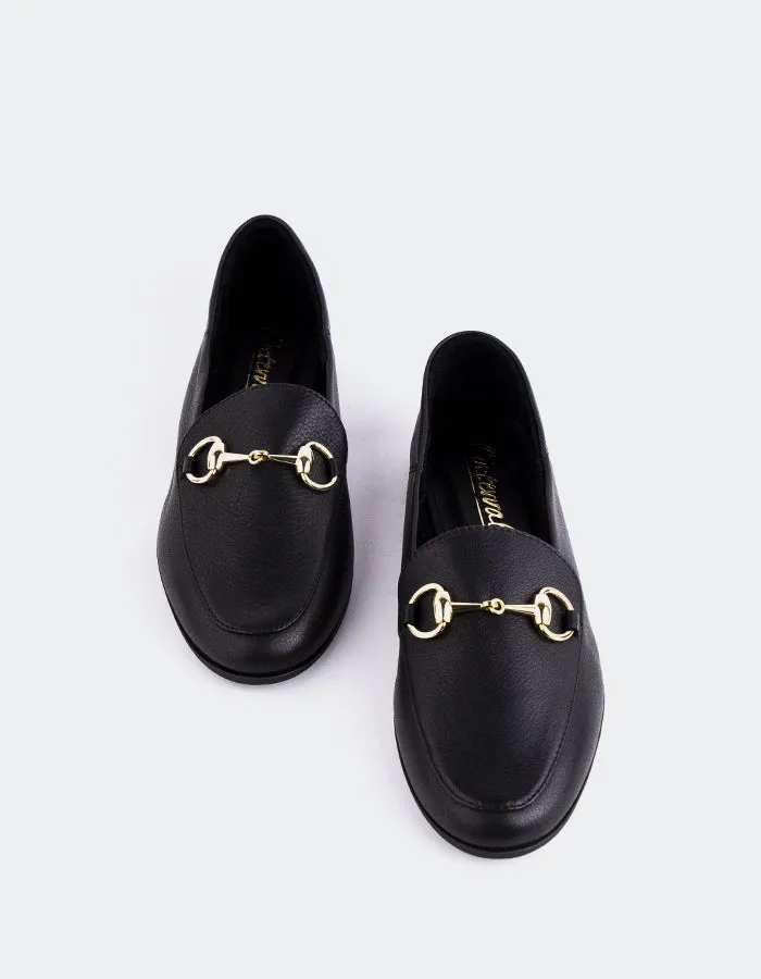 Bottom Shoes Flats Argyll Black Leather