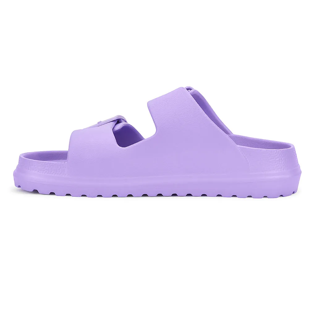 The Best Walking Shoes For Flat Feet A-HA Purple Casual Flat Sandal For Women EASYPRO By Liberty