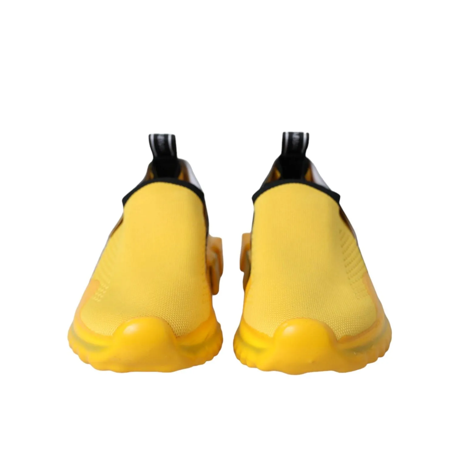 5. NULL Dolce & Gabbana Yellow Sorrento Slip On Sneakers Women Shoes