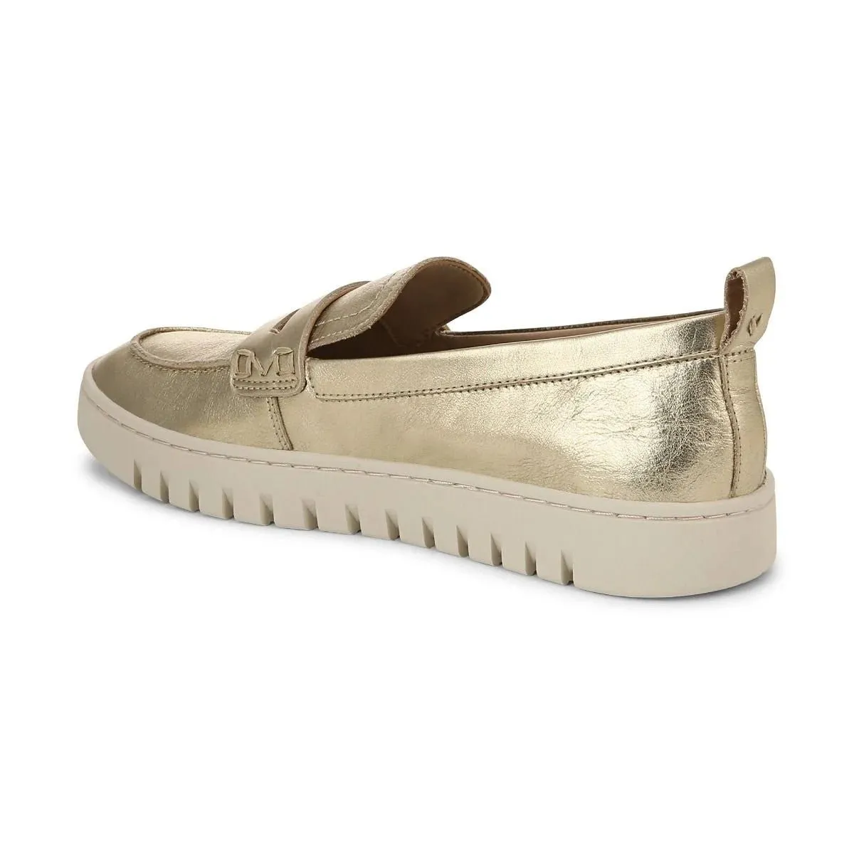 Types Of Loafers Vionic Women's Uptown Loafer Gold Leather Shoes