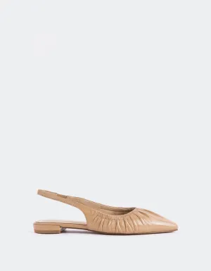 Flat Shoes And Lower Back Pain Fransy Nude Leather
