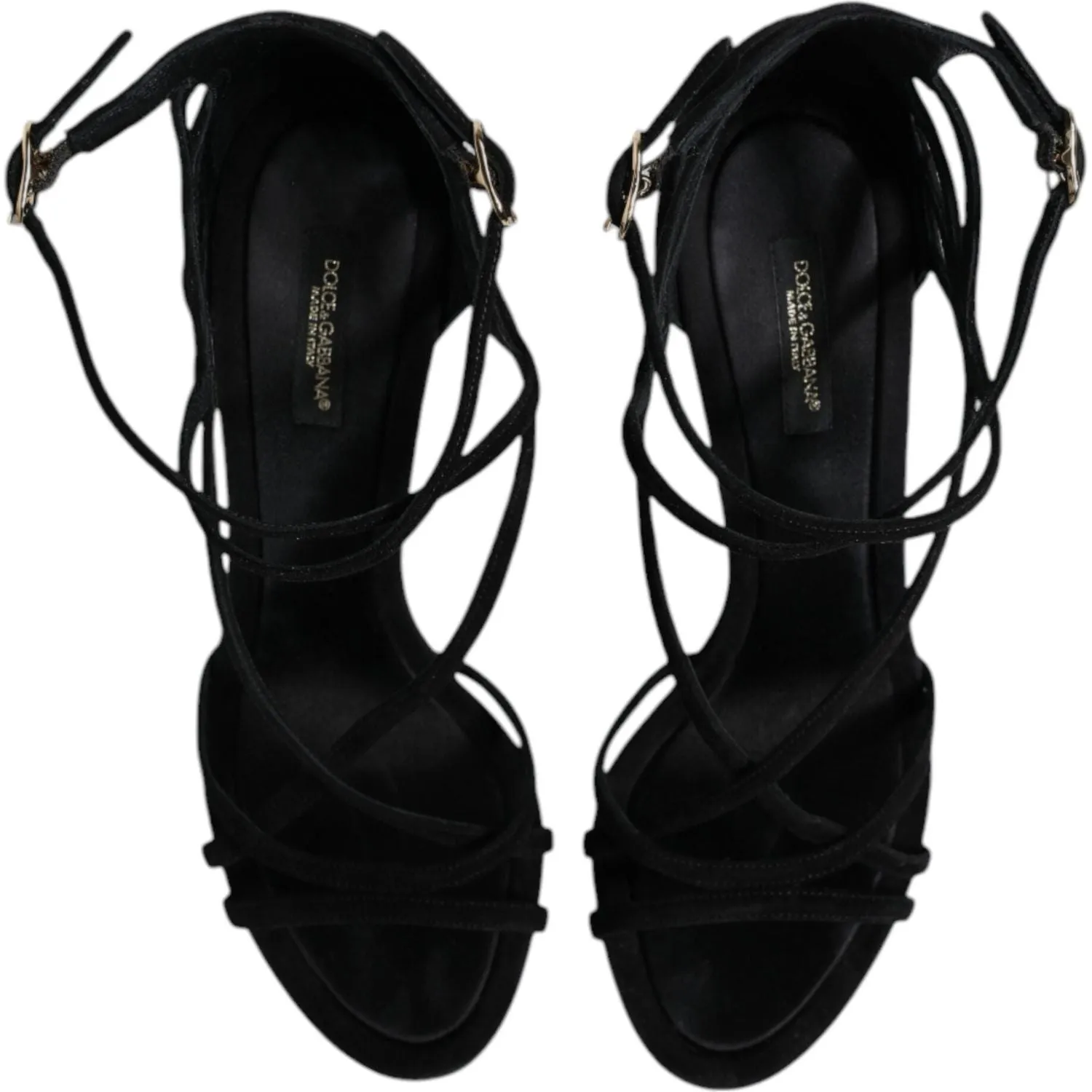 Sandals St Lucia Resort Reviews Dolce & Gabbana Black Leather Stiletto Heels Sandals Shoes