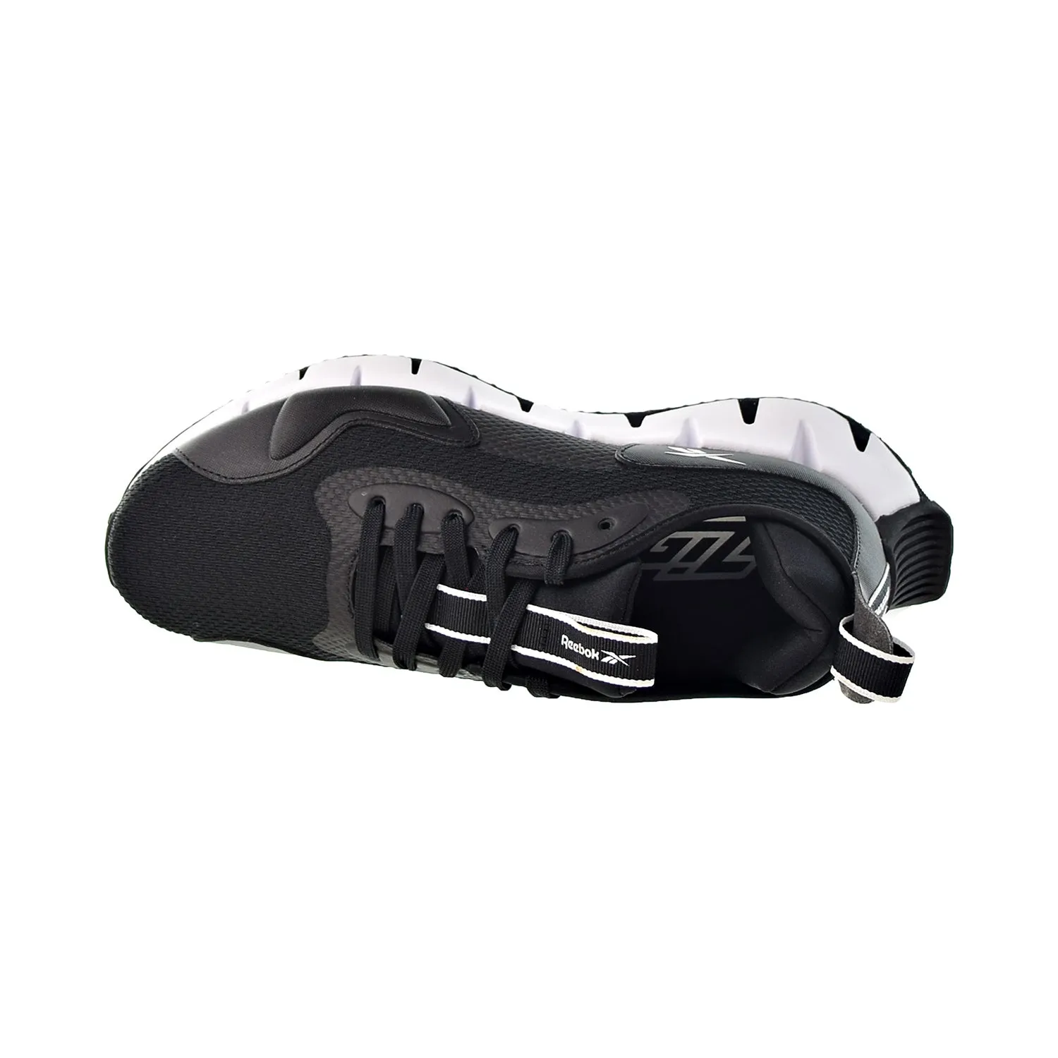Extra Cushion Running Shoes Reebok Zig Dynamica INT Men's Shoes Black-White