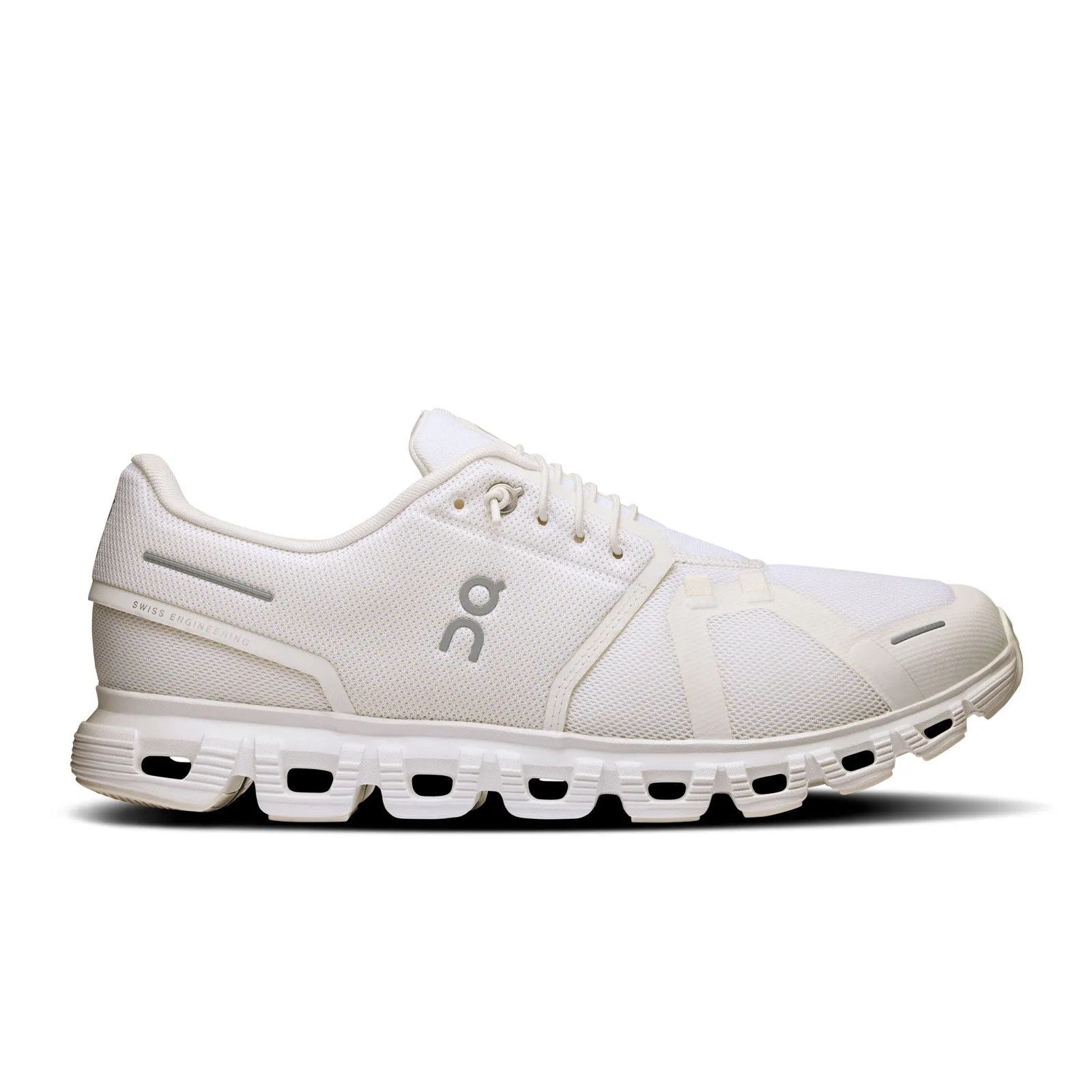 On Running Cloud 6 Running Shoe (Men) - White/White Top Running Shoes For Wide Feet