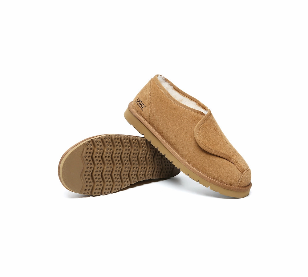 Tempurpedic Slippers AUSTRALIAN SHEPHERD UGG Slippers Sheepskin Wool Adjustable Tristen