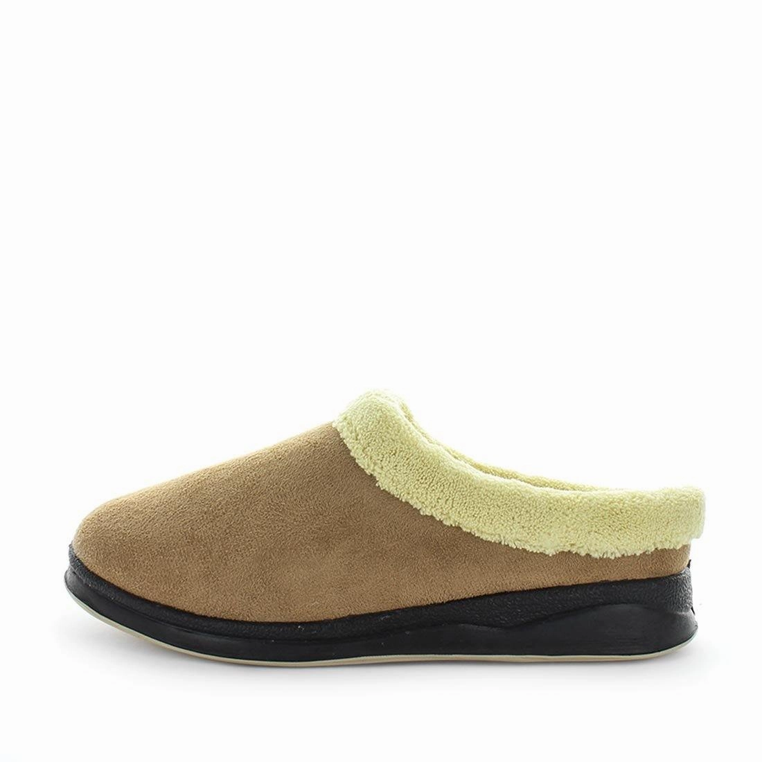 Panda Endy Women's Slippers - Camel Slippers With Back Strap