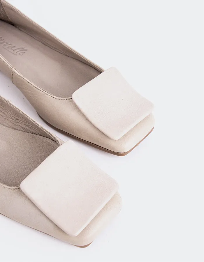 Wide Fit Flat Bridal Shoes Prianca Grey Leather