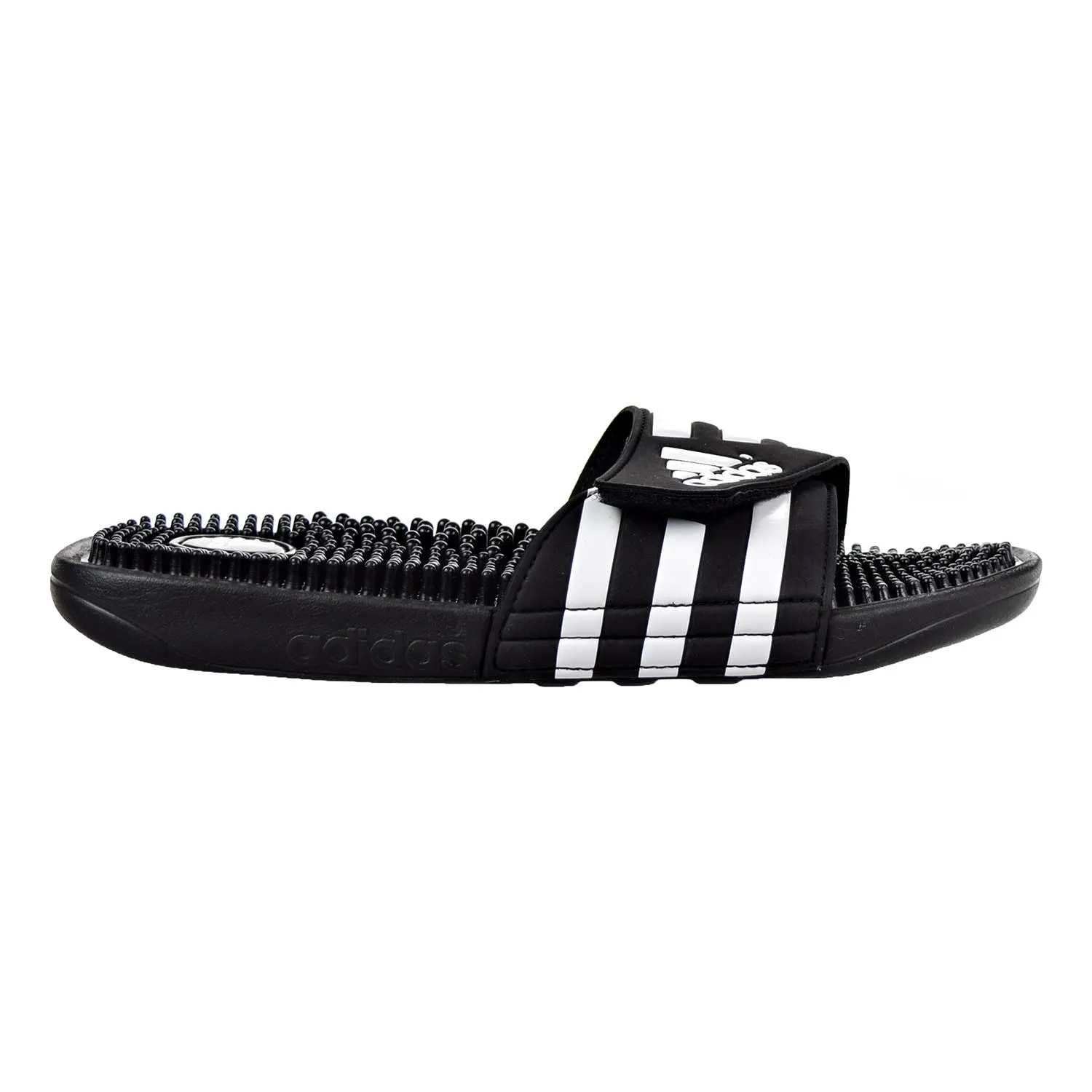 Adidas Adissage Men's Sandals Black/Black/White Gel Sandals