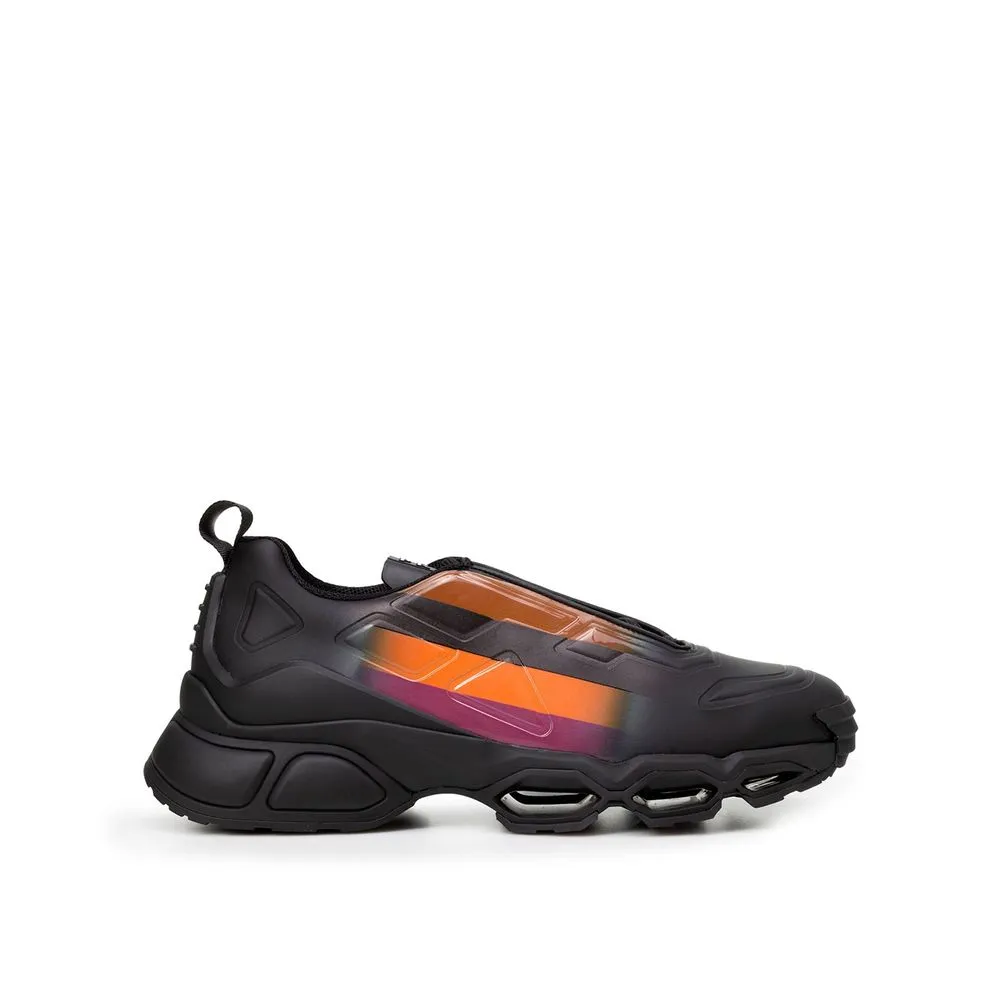 Sneakers Online Sale Prada Black Rubber Chunky Sneakers