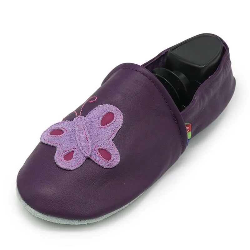 Slippers Charm Purple butterfly flower  Women Slippers