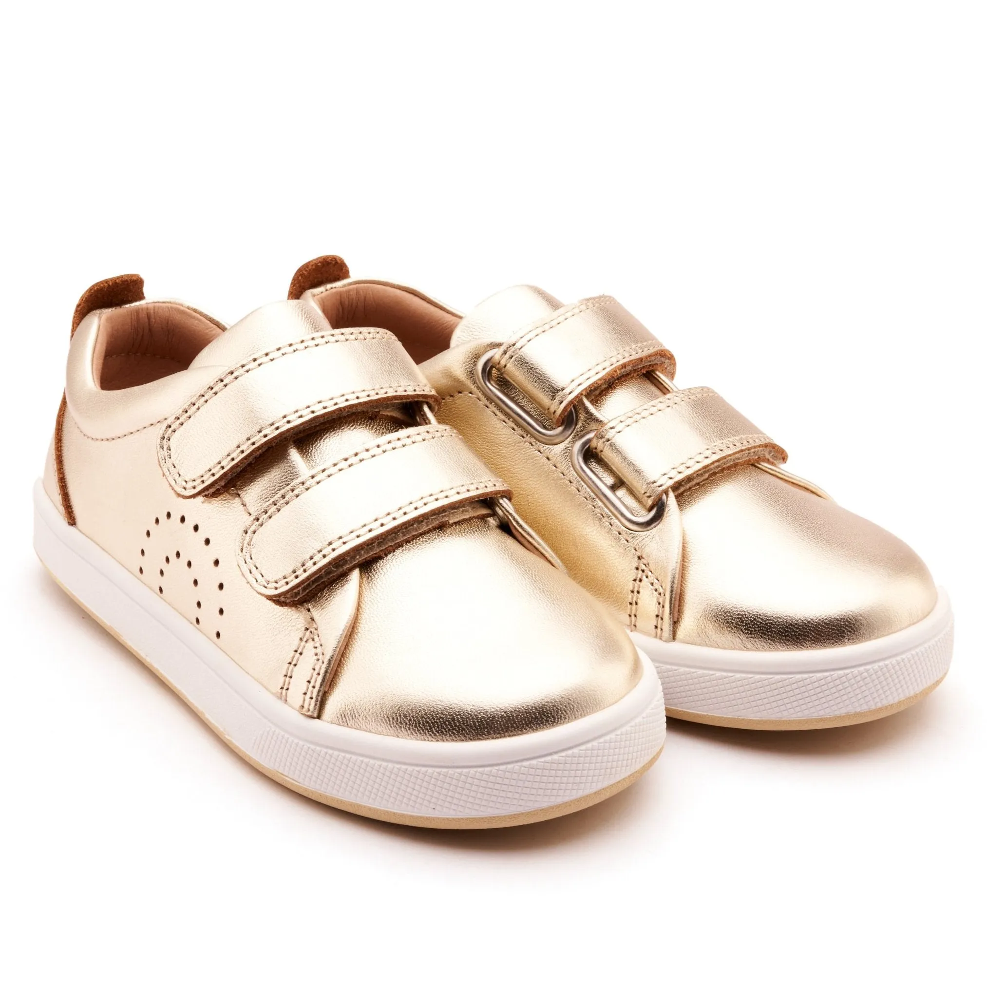 Casual Suede Old Soles Boy's and Girl's Big Tot Casual Shoes - Gold