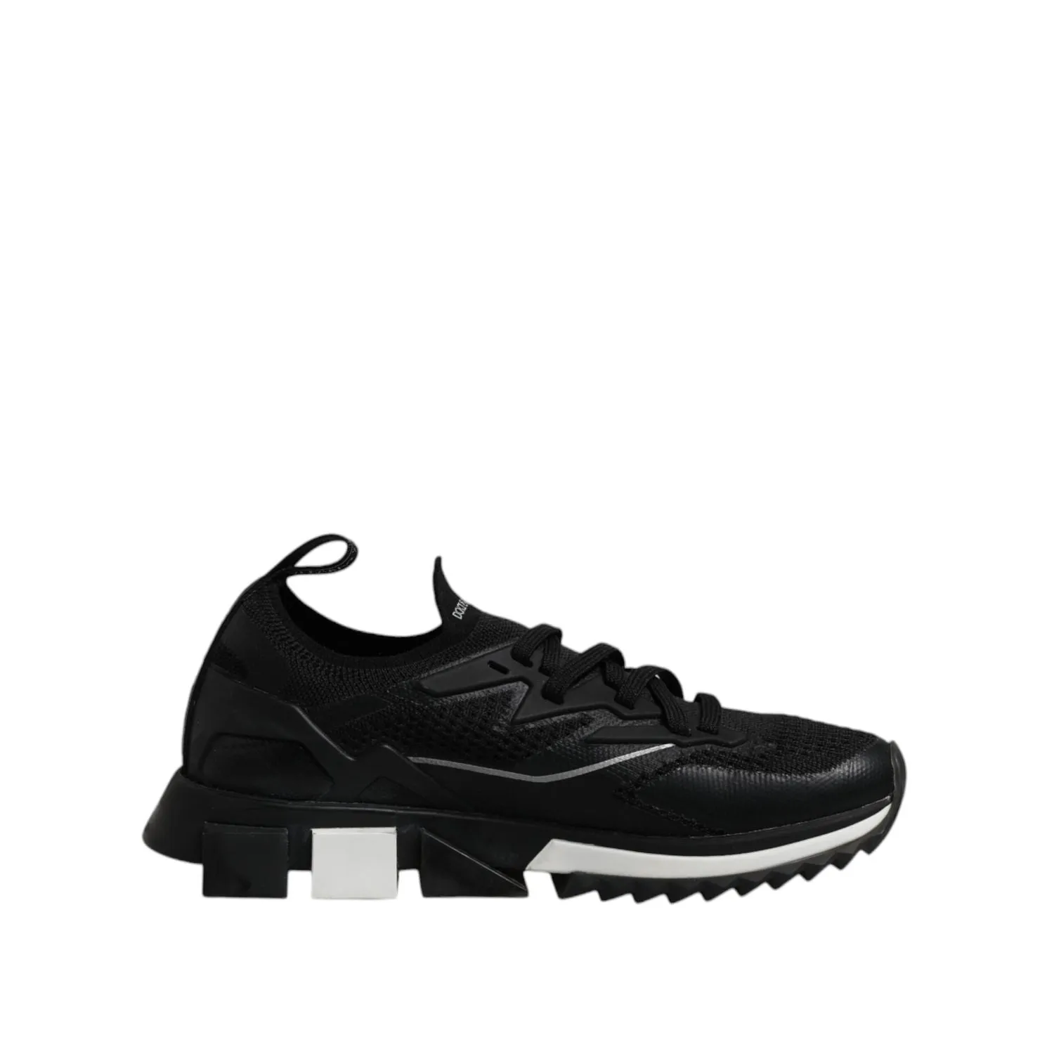 Peak Sneakers Dolce & Gabbana Black SORRENTO Lace Up Men Sneakers Shoes