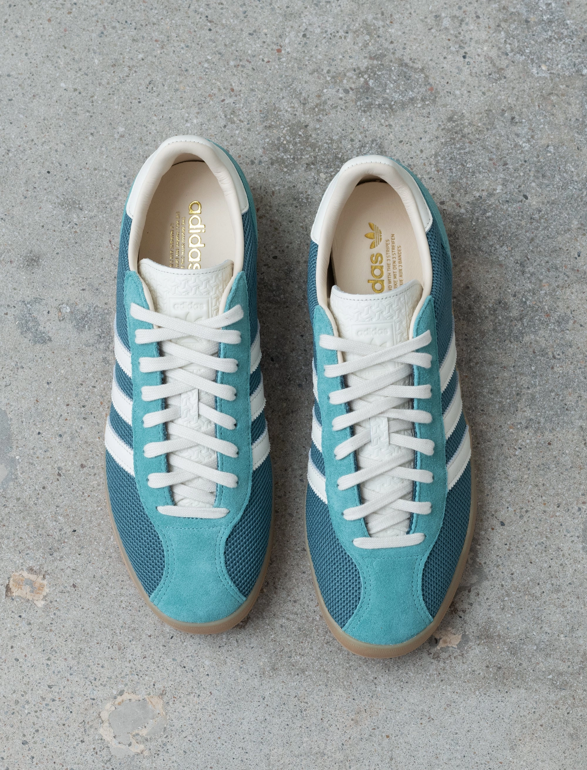 Adidas Lace Shoes Gazelle Indoor Pro (Preloved Teal/Off White)