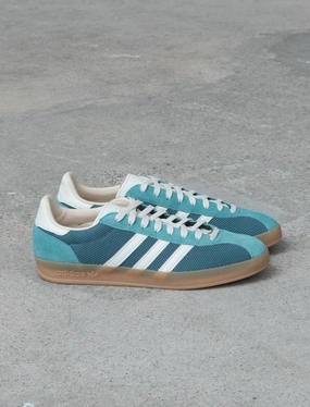 Adidas Run Shoes Sneaker Gazelle Indoor Pro (Preloved Teal/Off White)
