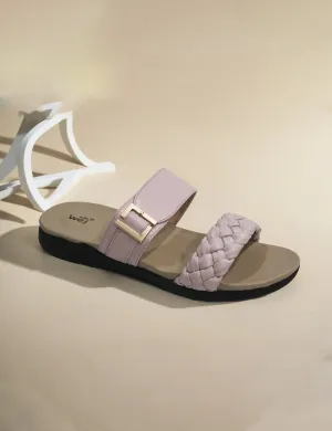 Pink | Flat Slippers for women Girly Slippers