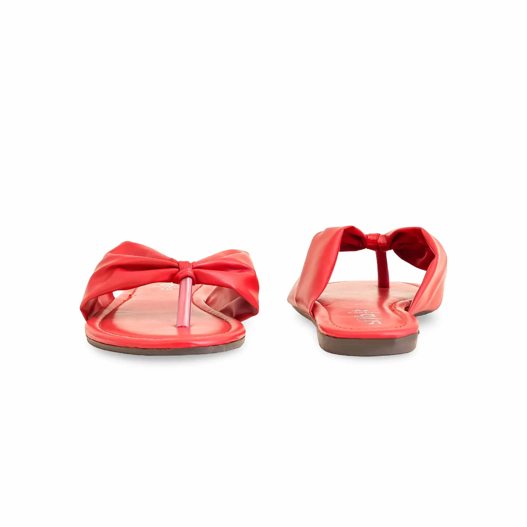 Red Casual Chappal CL1962 Curry Casual Shoes