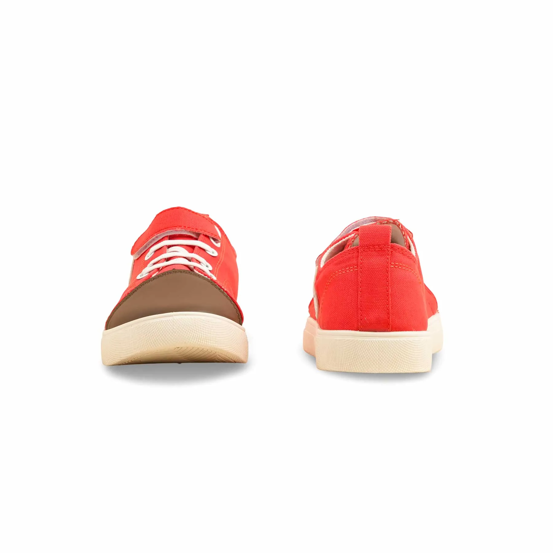 Casual Sneaker Shoe Red Casual Sneaker For Women AT7401
