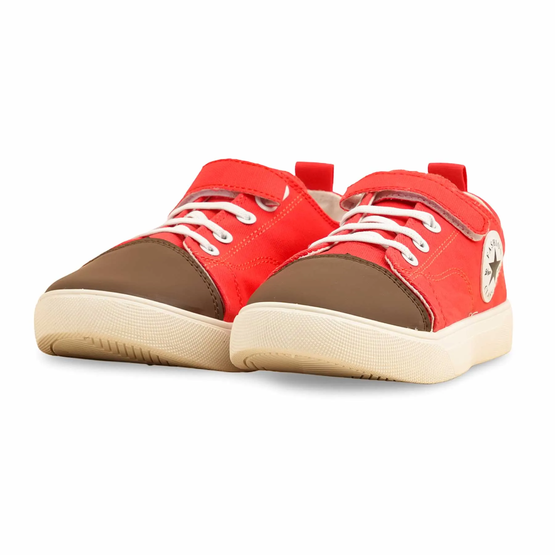 Casual Shoes With Skinny Jeans Red Casual Sneaker For Women AT7401