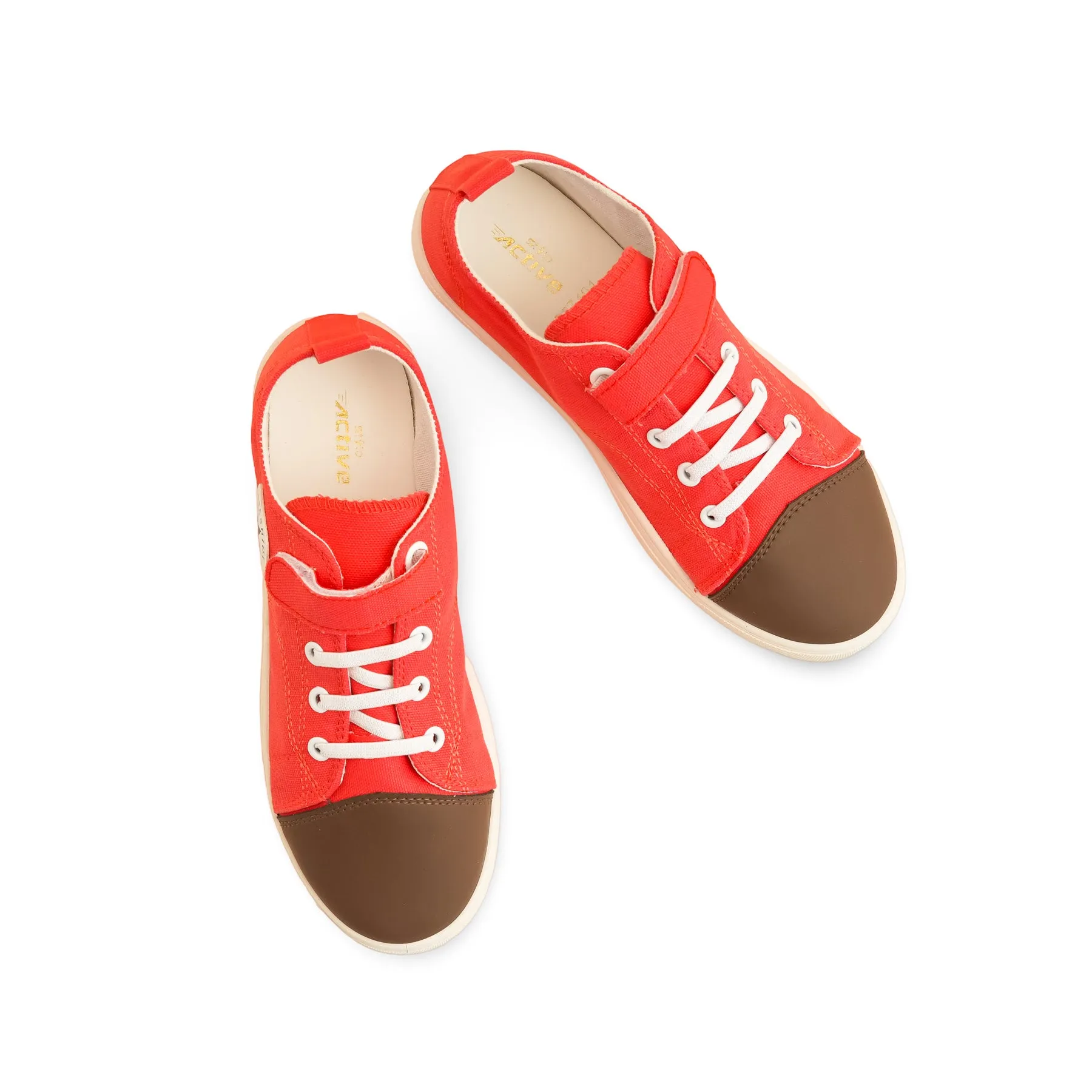 Lace-up Shoes Casual Red Casual Sneaker For Women AT7401