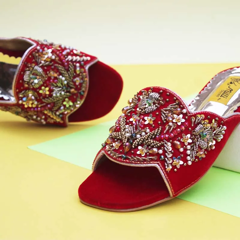 Red Fancy Slipper Originals Falcon 2000 Casual Shoes