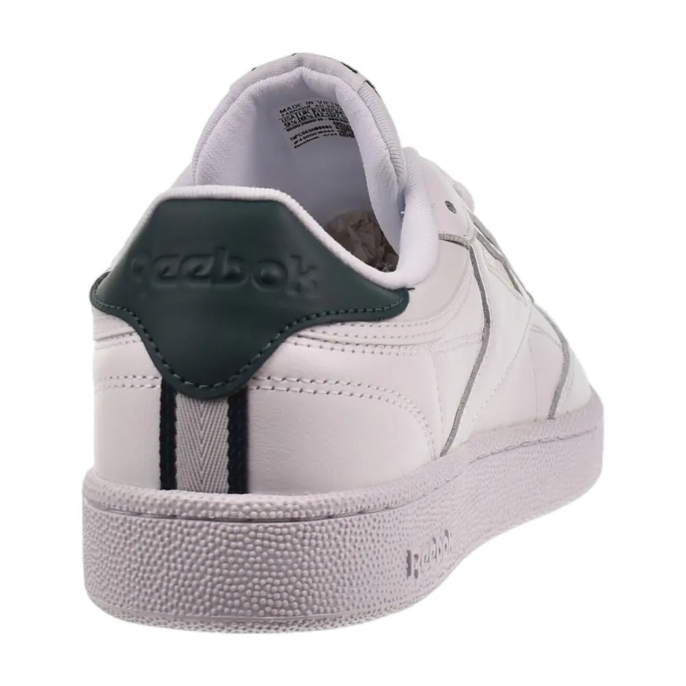 Basketball Shoes To Wear Casually Reebok Club C 85 Men's Shoes White/Green/Grey 100209023