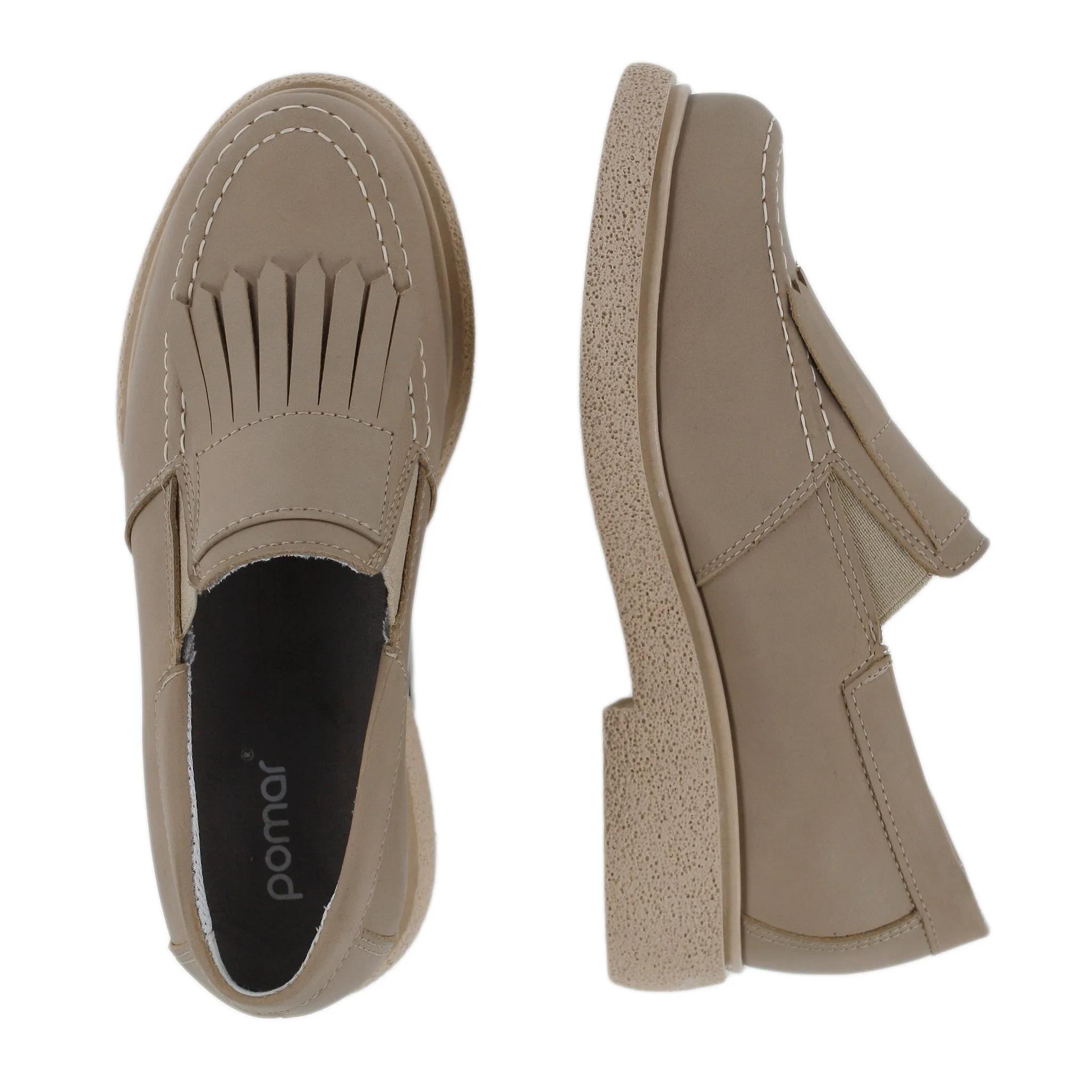 Ivory Loafers MATARA Womens tassel loafers