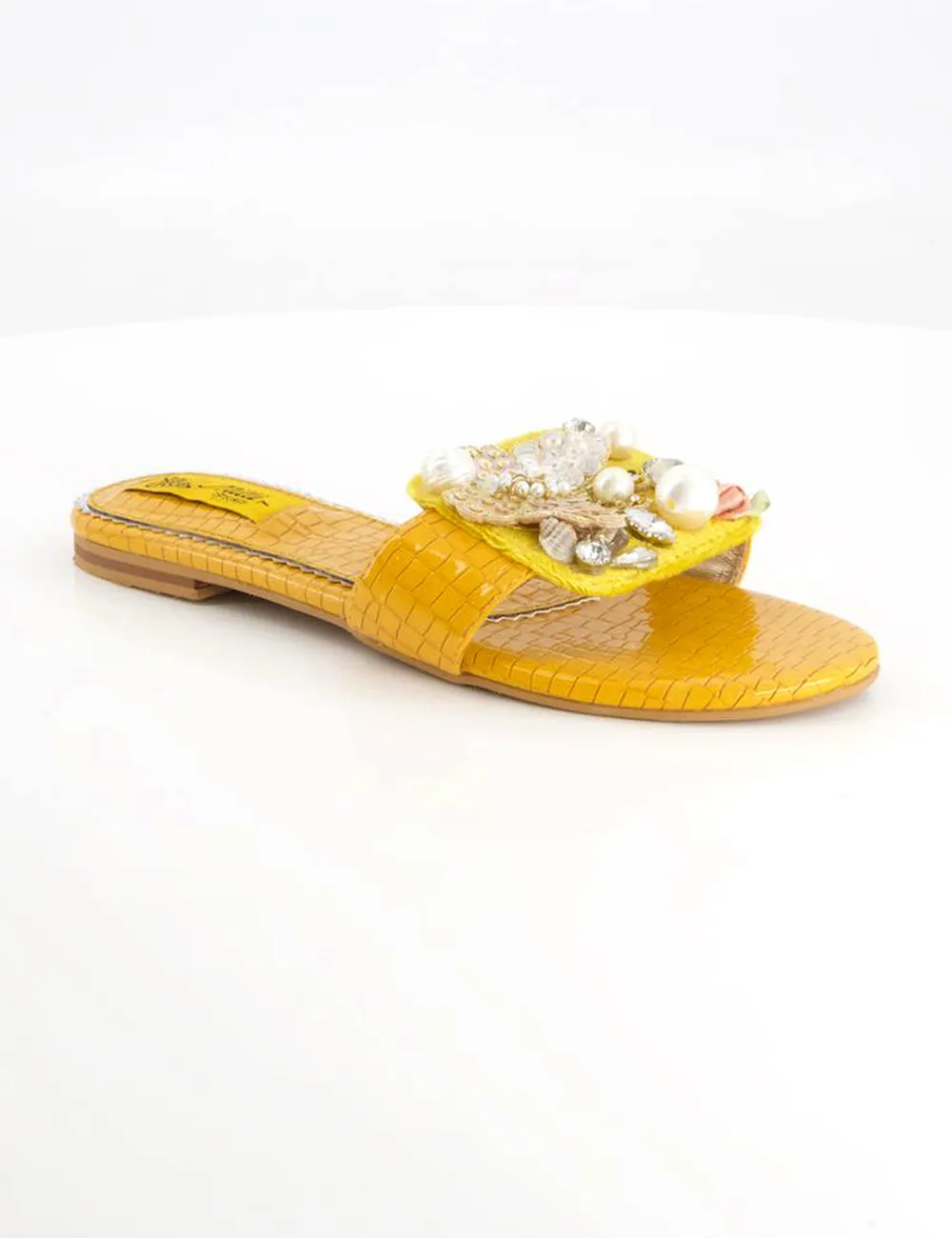 Yellow Fancy & Stylish Slippers for women Sanuk Slides