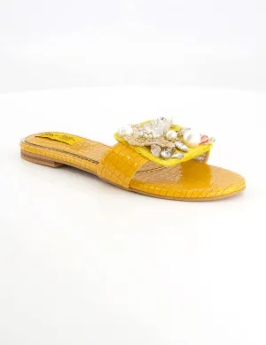 Slippers Mens Yellow Fancy & Stylish Slippers for women