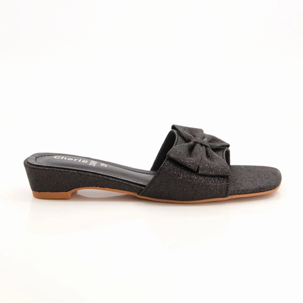 Fancy & Stylish Black Heel Slippers for women Cooling Slippers