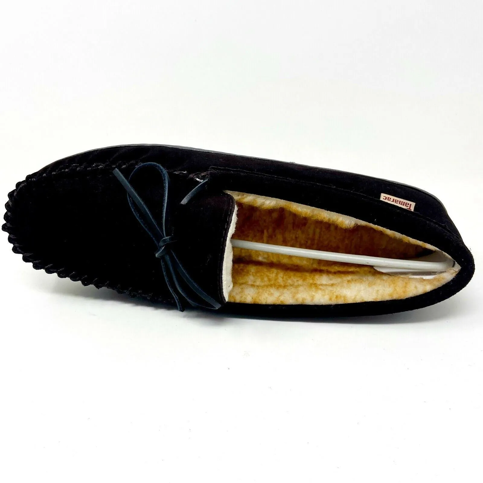 Tamarac Camper Rootbeer Cowhide Moccasin Mens Wide Width Slip On Slippers Hermes Slide Sandals