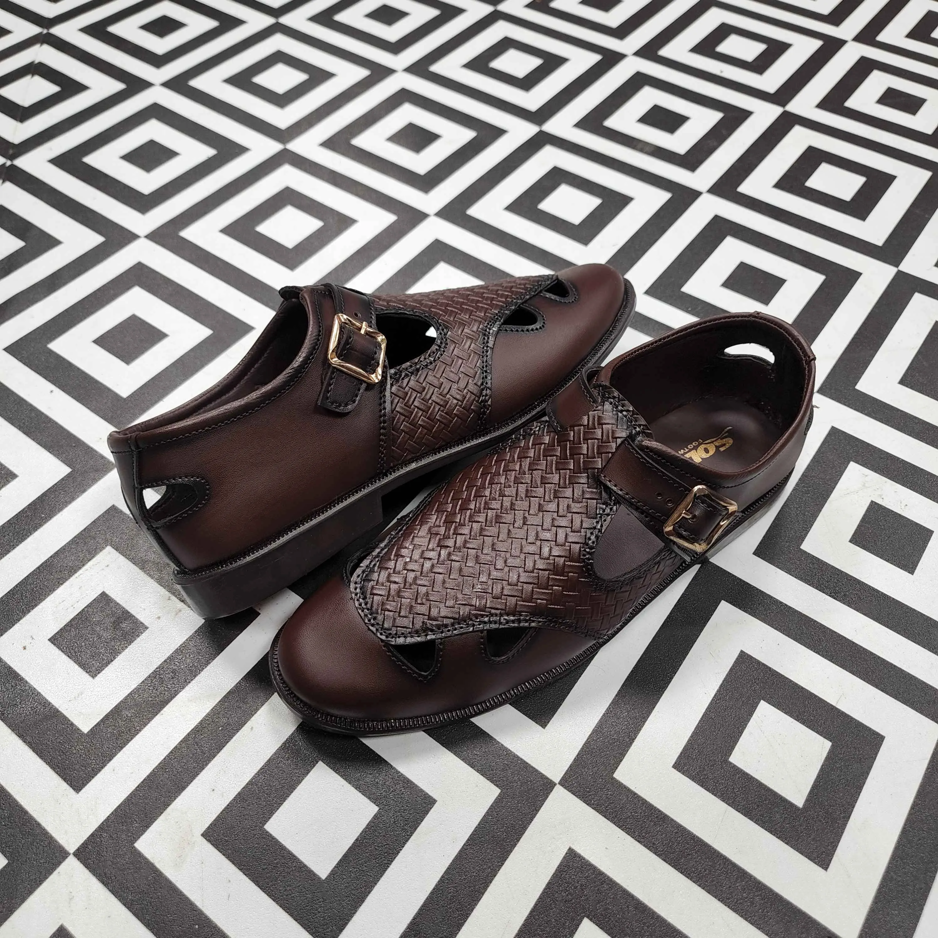 Sandals Good For Flat Feet NDM-251 BROWN