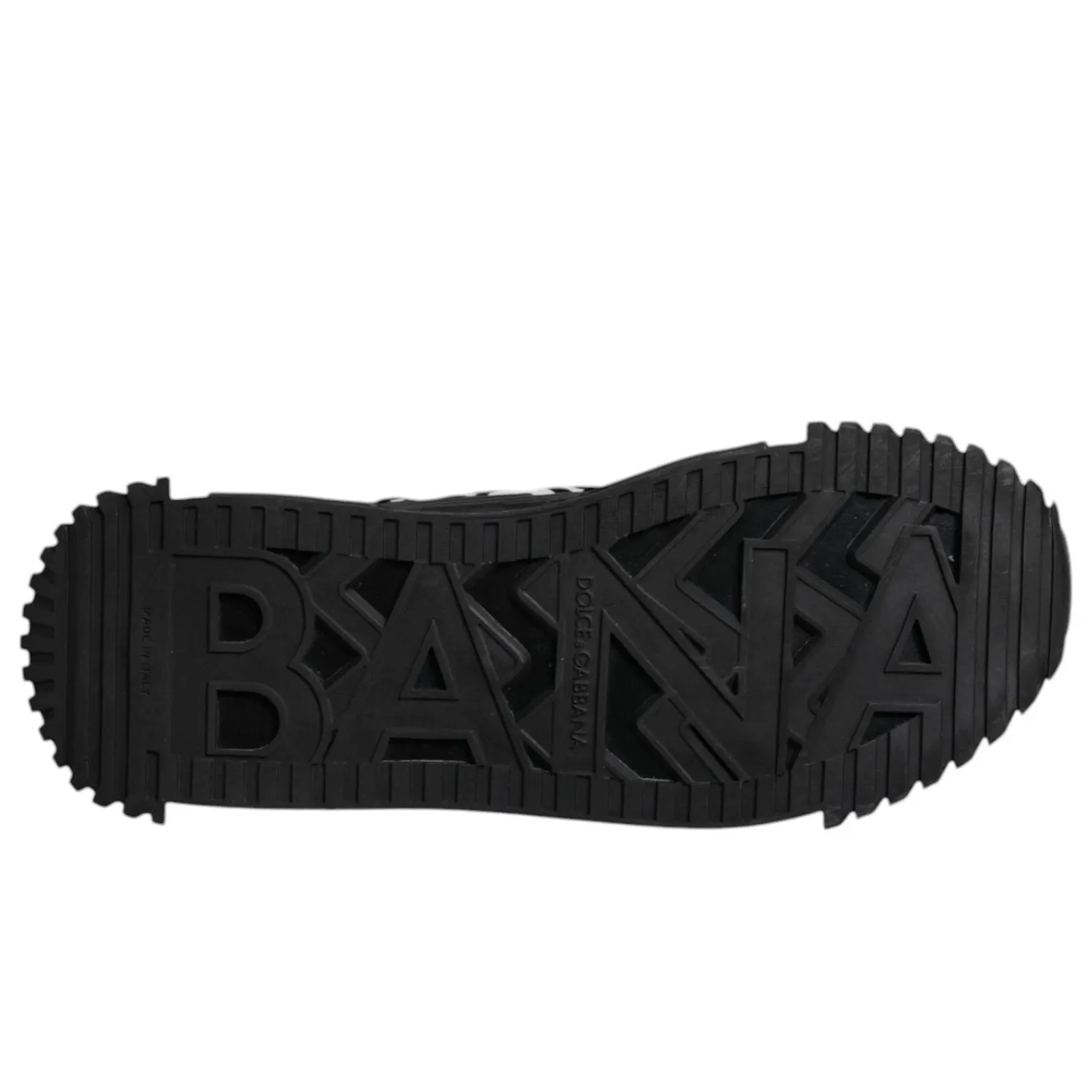 Dolce & Gabbana Black Logo Lace Up Low Top NS1 Sneakers Jogging Sneakers