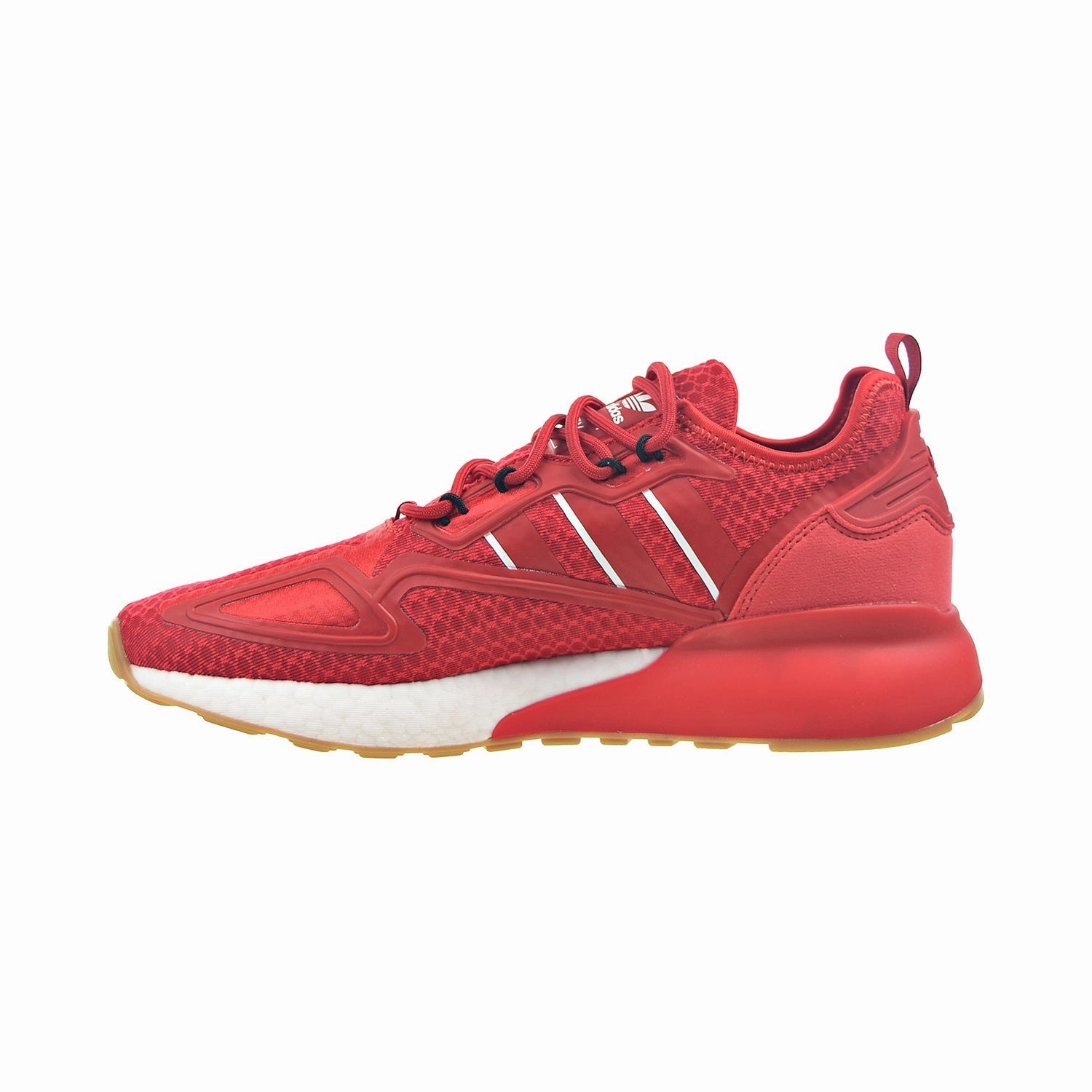 Running Shoes Austin Adidas ZX 2K Boost Men's Shoes Scarlet-Cloud White-Gum