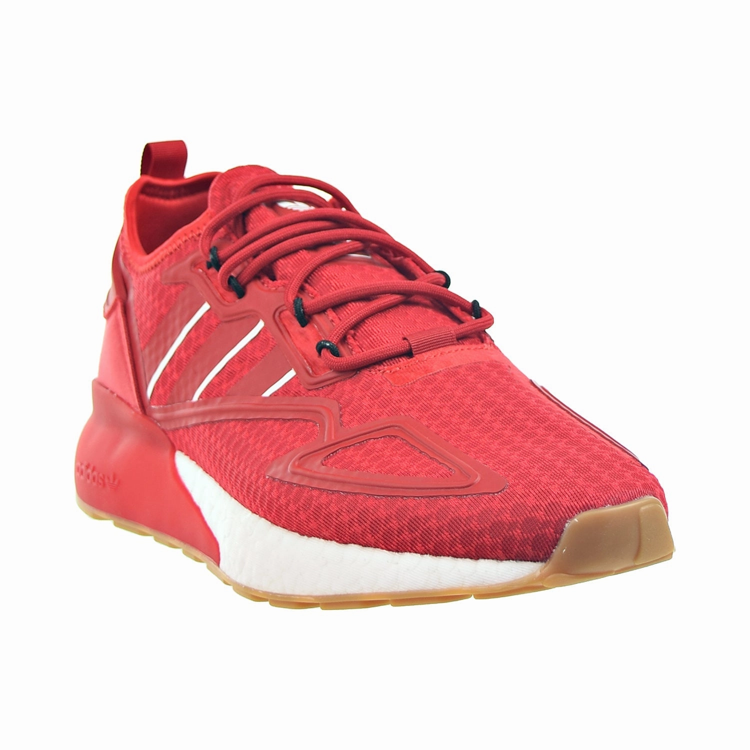 Adidas ZX 2K Boost Men's Shoes Scarlet-Cloud White-Gum Gel Nimbus Running Shoes