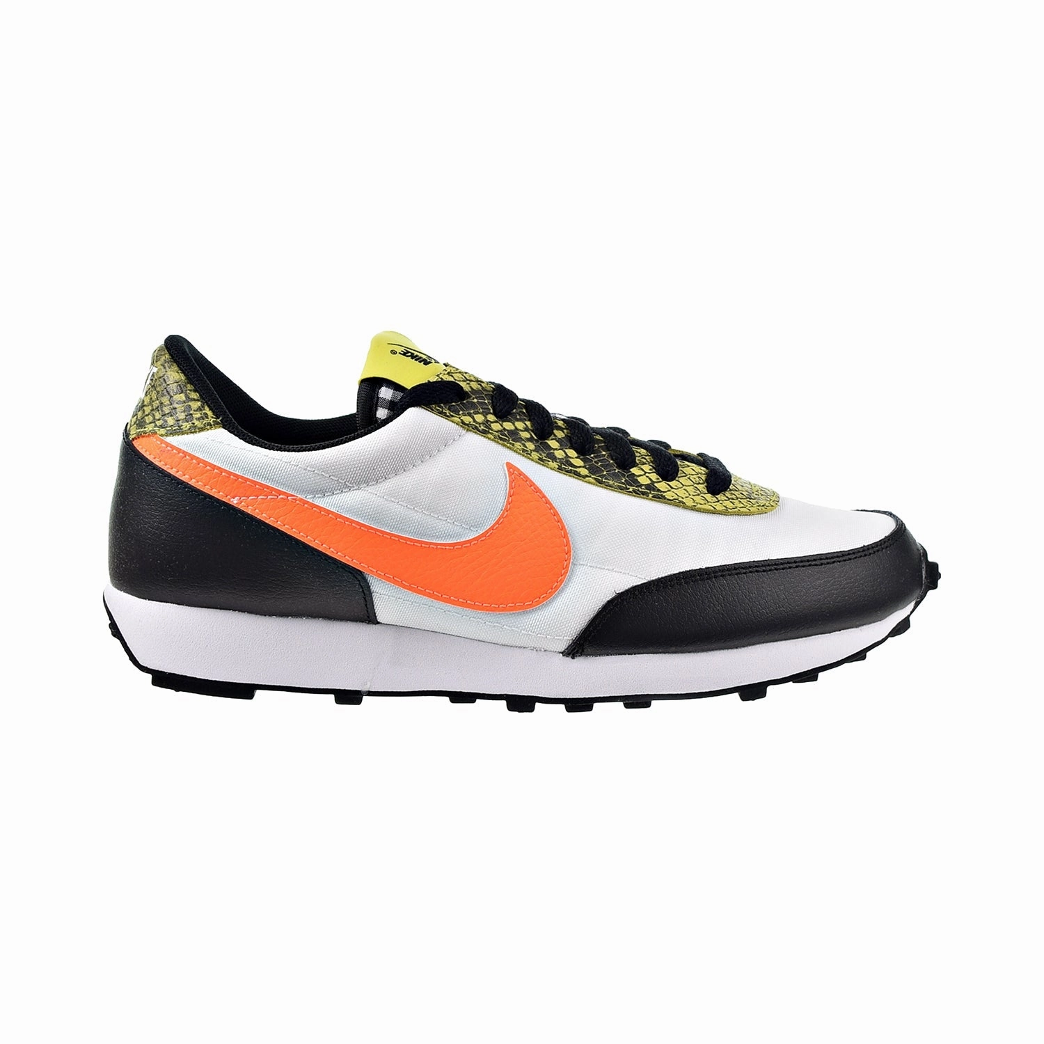 Asics Steel Toe Shoes Nike Daybreak QS Women's Shoes Black-Total Orange-Dynamic Yellow-White