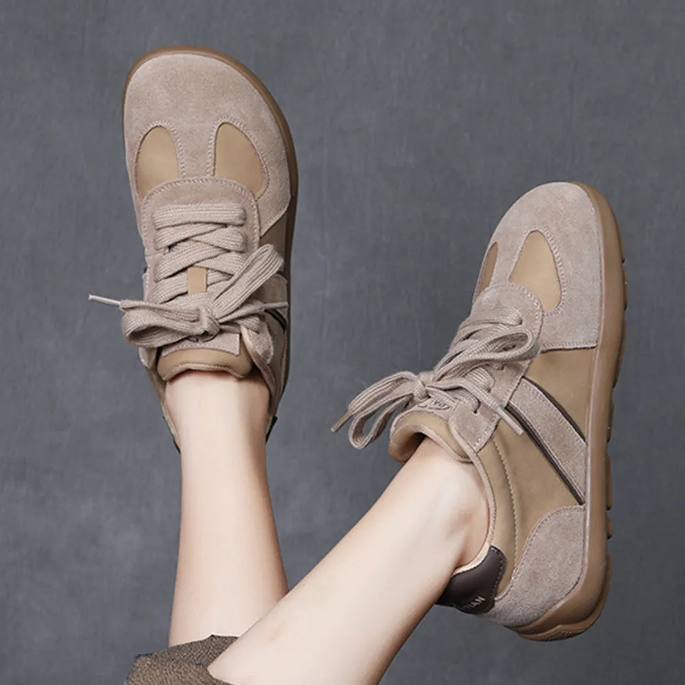 Flat Shoes Short Dresses Retro Flat Casual German Army Trainer Shoes