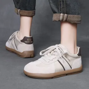 Retro Flat Casual German Army Trainer Shoes Flat Pedal Boa Shoes