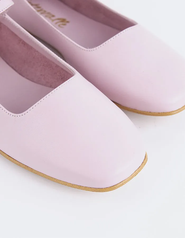 Office Outfits With Flat Shoes Reubena Pink Leather