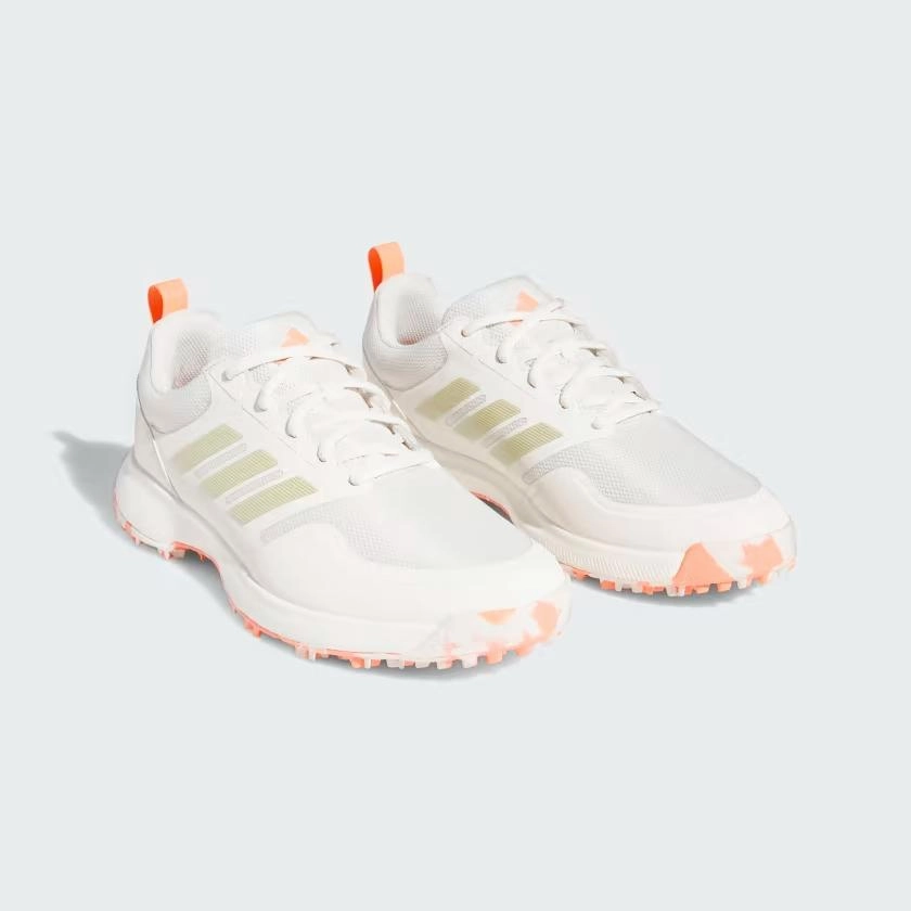 Adidas Takkies Shoes New Women's Adidas Tech Response SL3 Golf Shoes - White/Coral