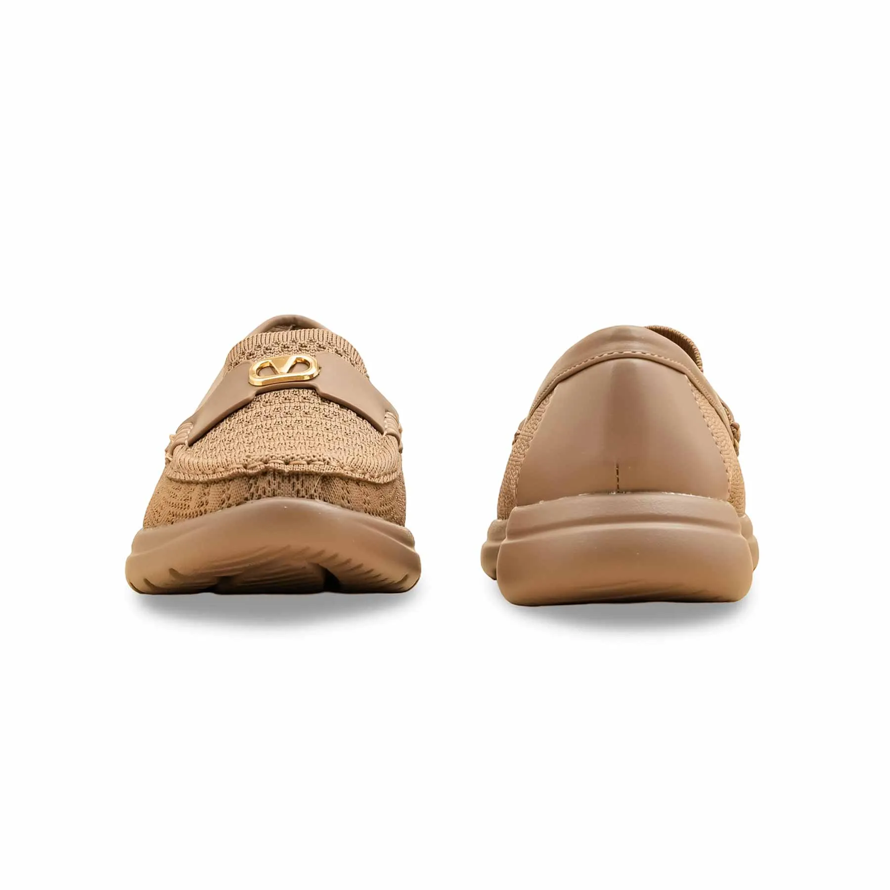 On Cloud Casual Shoe Brown Moccasin For Women WN4516